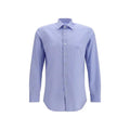 Etro Blue Cotton Dress Shirt