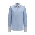 Chemise habillée Prada en coton bleu