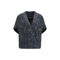 Giorgio Armani Blue Cotton Denim Jacket