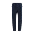 Stone Island Blue Cotton Cargo Pants