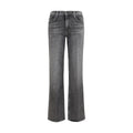 Mother Denim Gray Cotton Bootcut Jeans