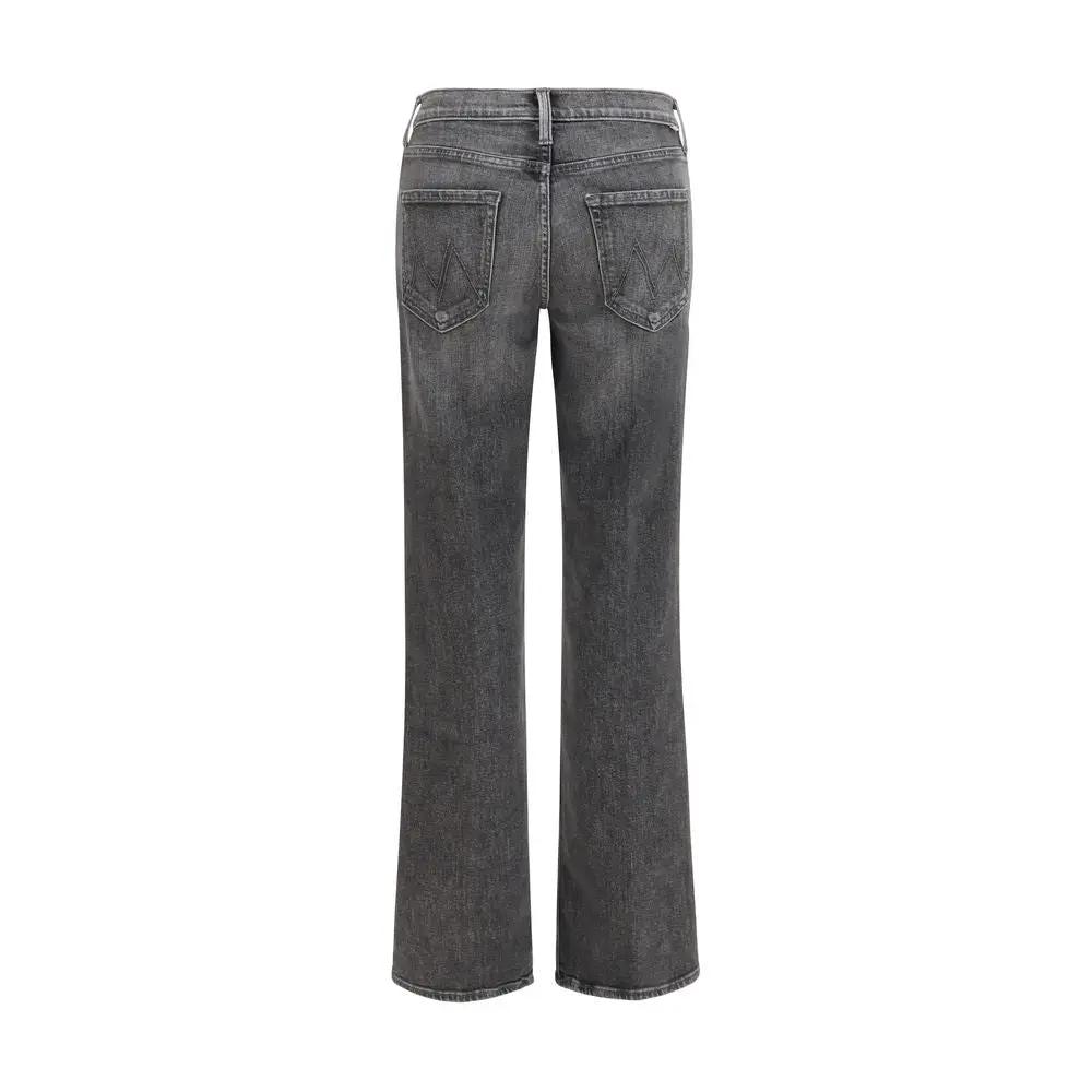 Mother Denim Gray Cotton Bootcut Jeans
