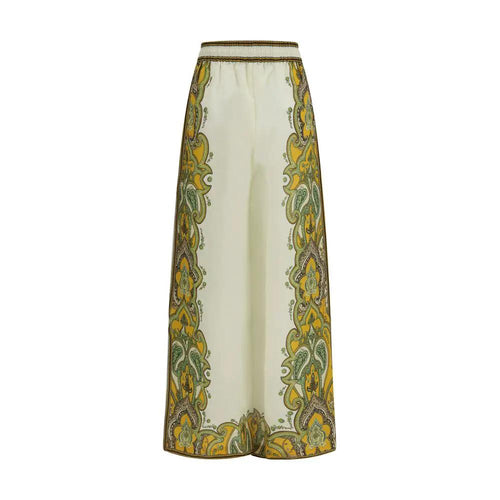 Pantalon décontracté en lin beige Alemais