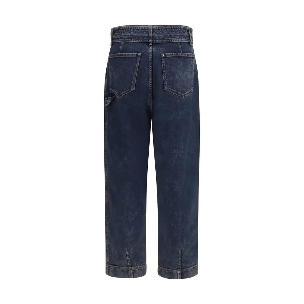 Giorgio Armani Blue Cotton Jeans Denim