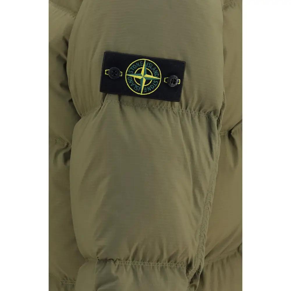 Stone Island Bicolor Polyamide Full-Length Jacket