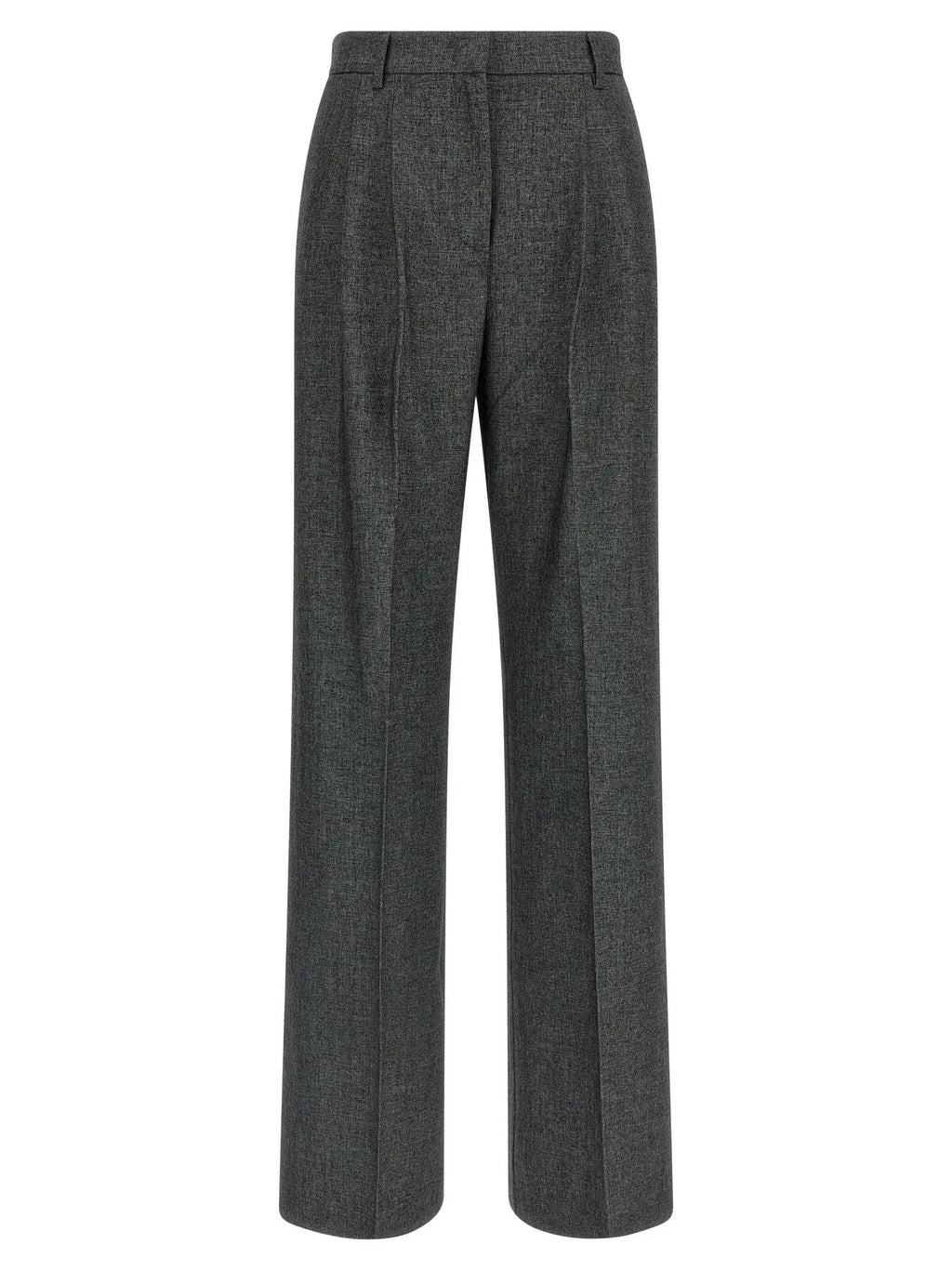 The Andamane Gray Polyester Dress Pants