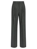 The Andamane Gray Polyester Dress Pants
