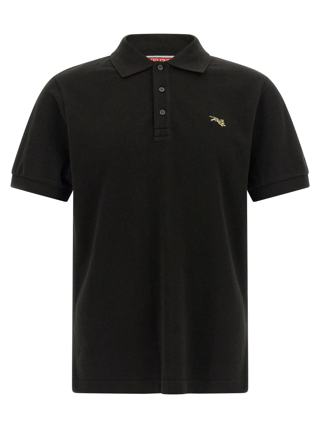 Kenzo Black Cotton Polo Shirt