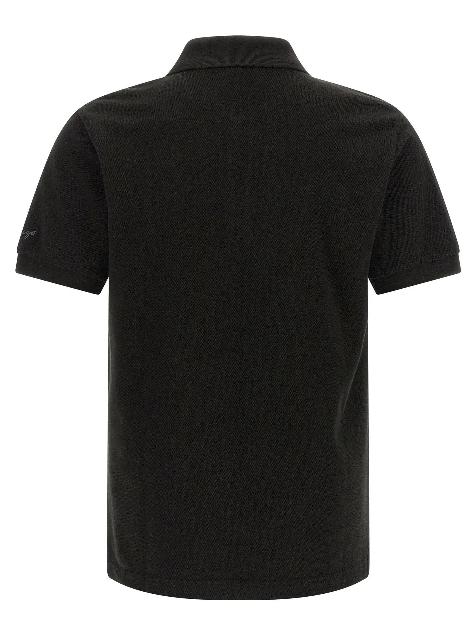Kenzo Black Cotton Polo Shirt