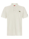 Kenzo White Cotton Polo Shirt