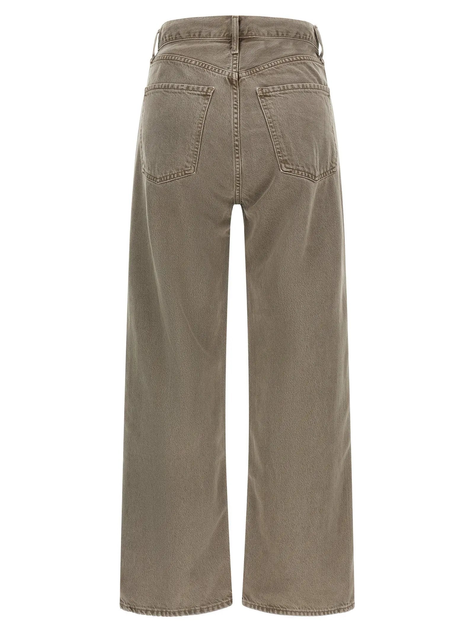 Agolde Brown Lyocell Relaxed Fit Jeans