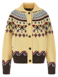 Alanui Alanui Multicolor Virgin Wool Cardigan