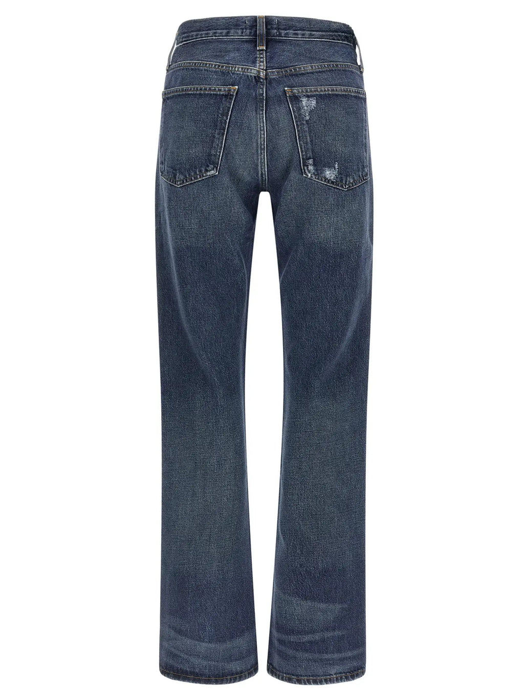Agolde Blue Cotton Bootcut Jeans