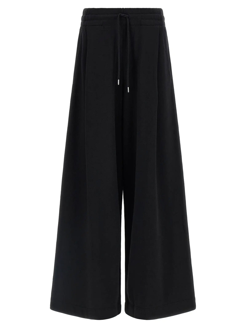 Dries Van Noten Black Cotton Athletic Pants