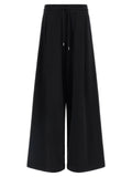 Dries Van Noten Black Cotton Athletic Pants