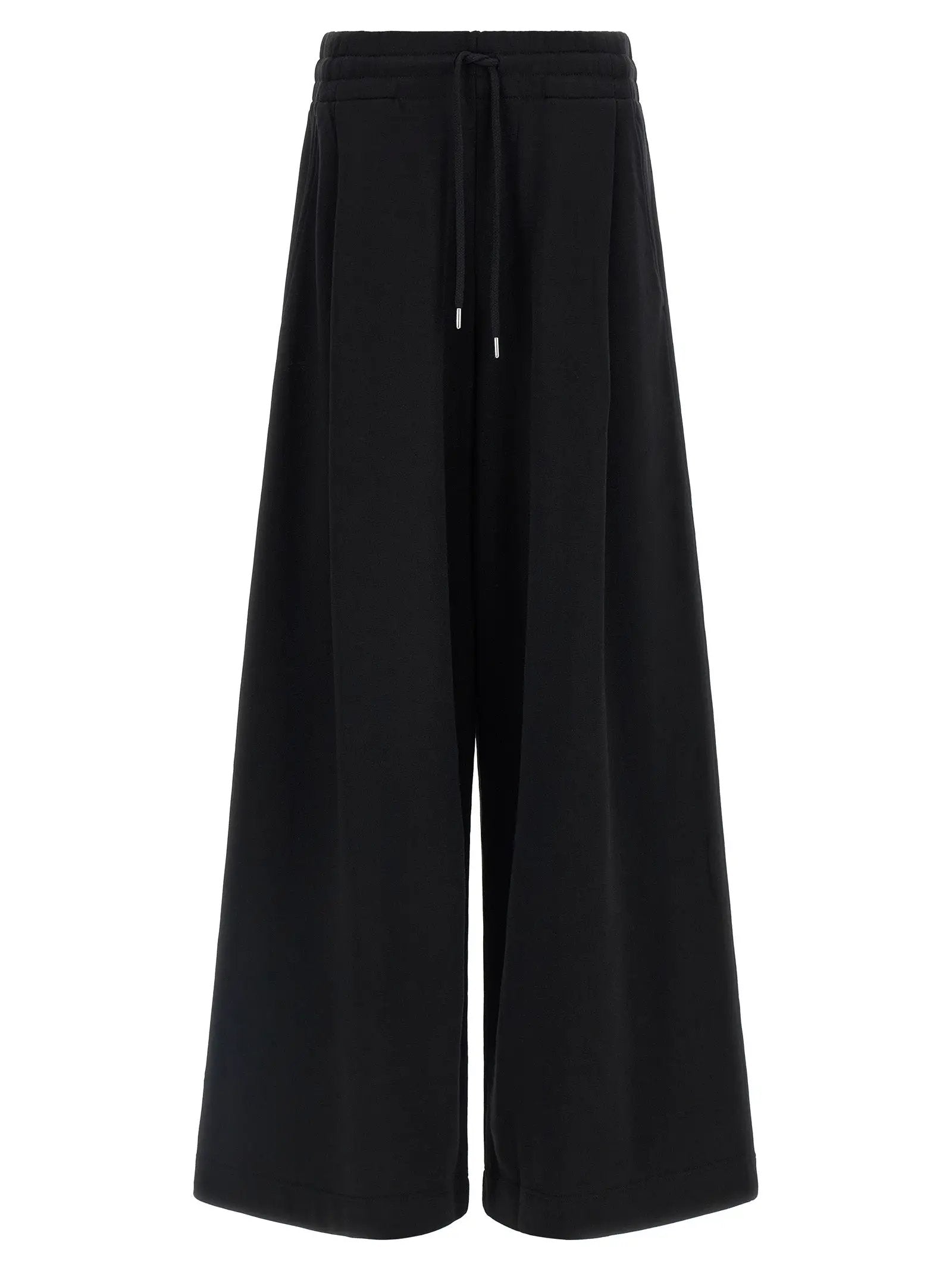 Dries Van Noten Black Cotton Athletic Pants