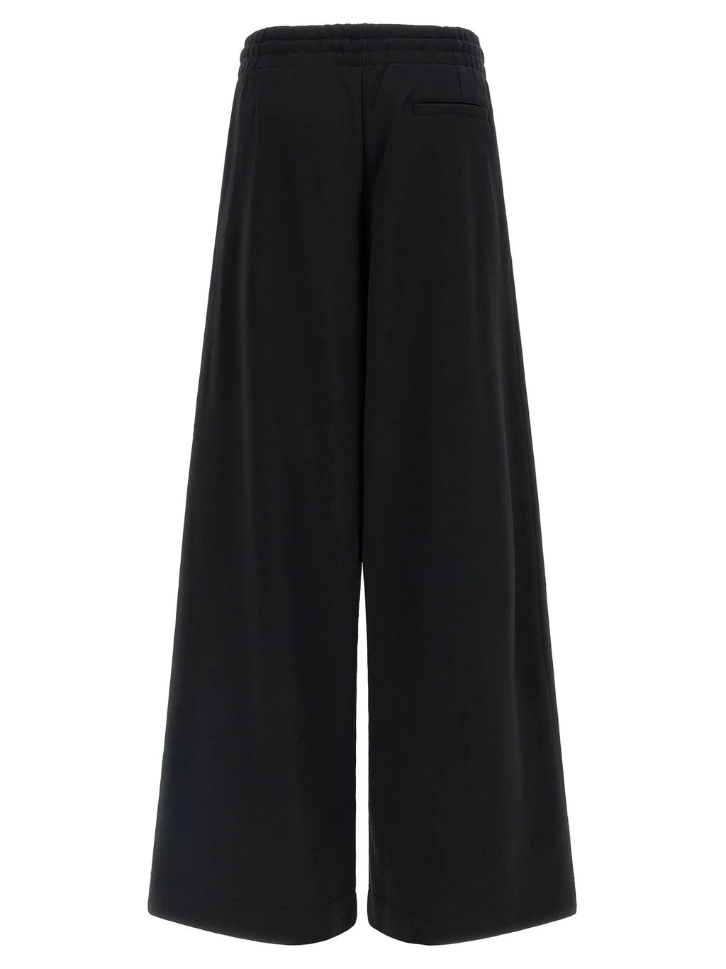 Dries Van Noten Black Cotton Athletic Pants