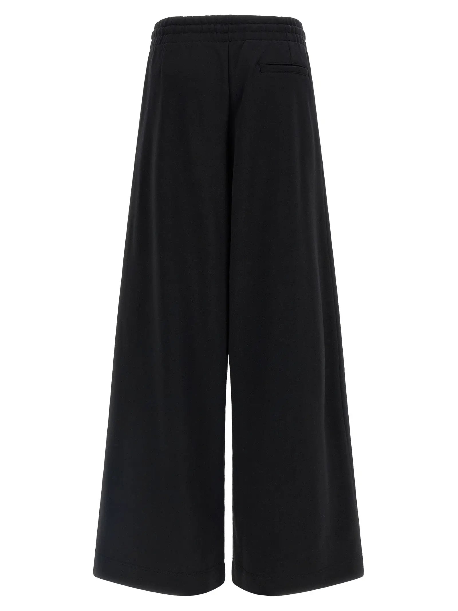 Dries Van Noten Black Cotton Athletic Pants
