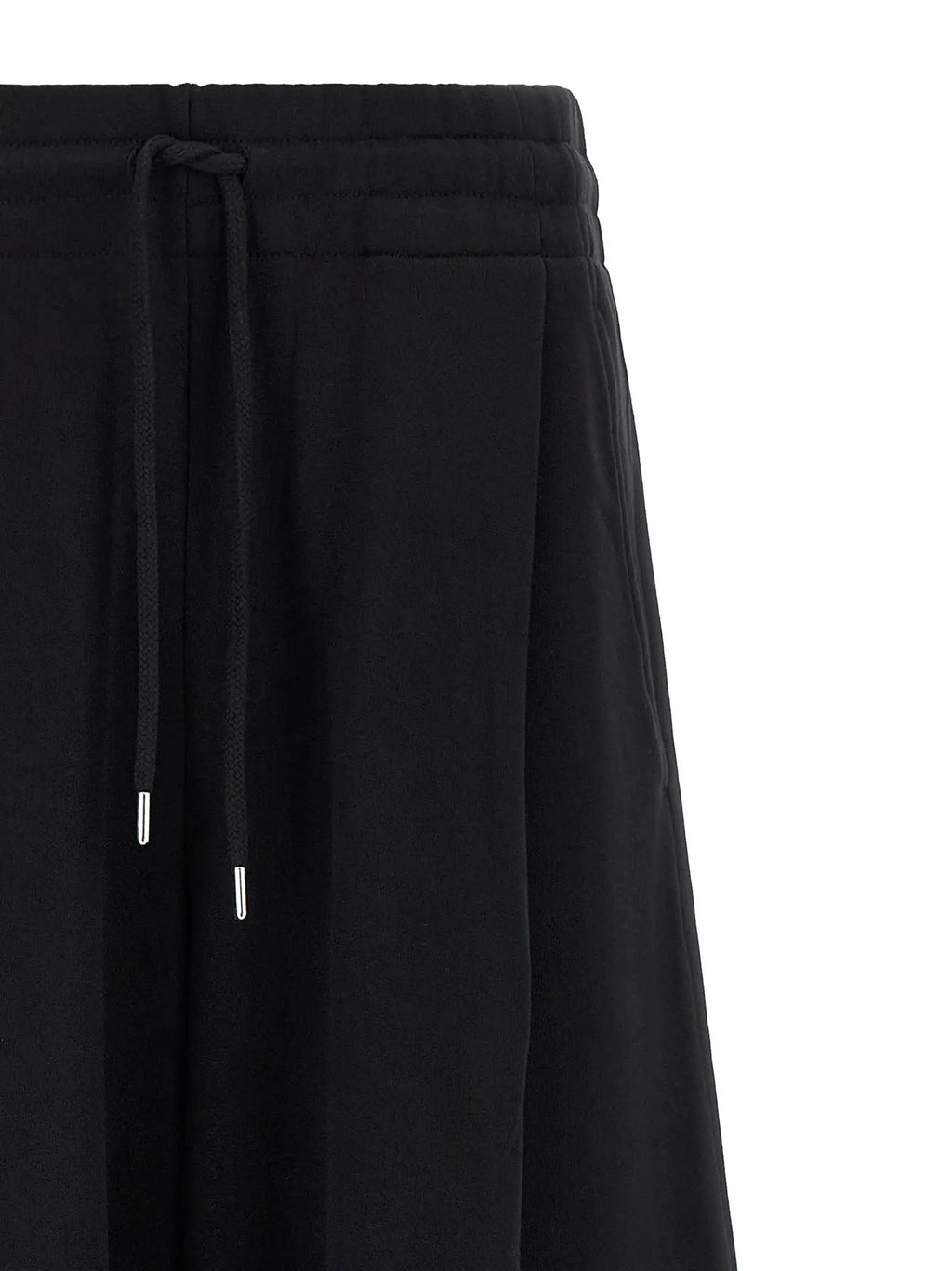 Dries Van Noten Black Cotton Athletic Pants