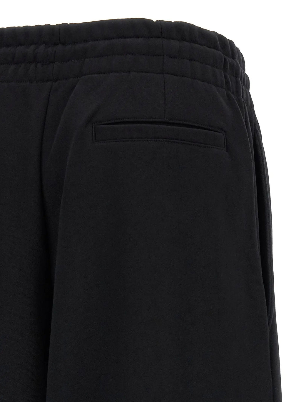 Dries Van Noten Black Cotton Athletic Pants