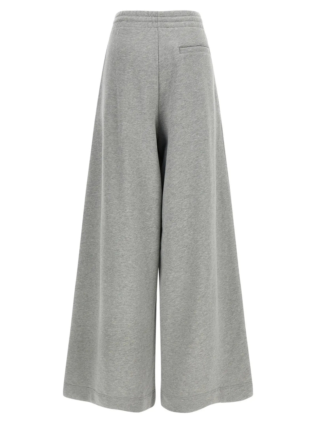Pantalon décontracté gris en coton Dries Van Noten