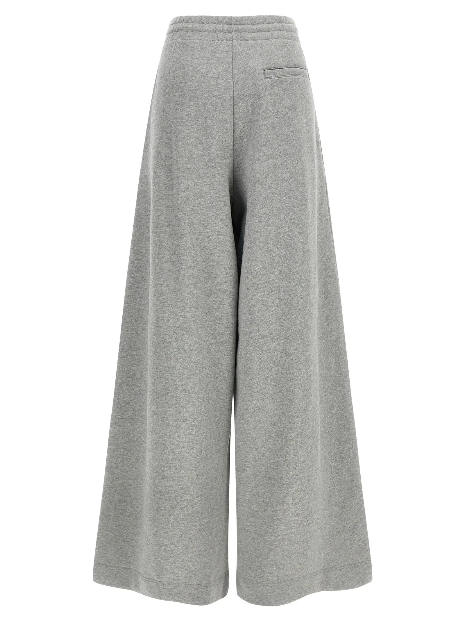 Pantalon décontracté gris en coton Dries Van Noten