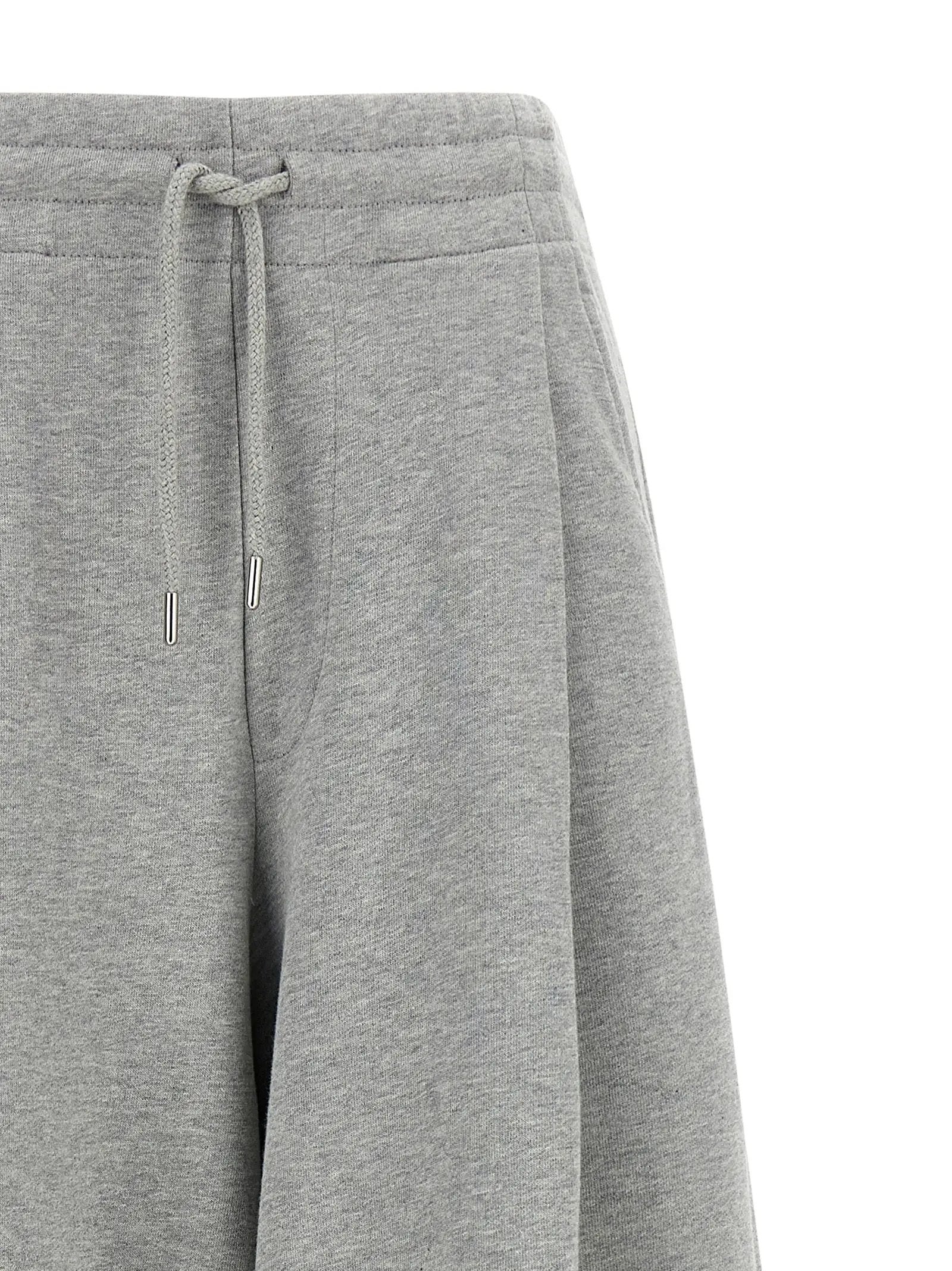 Pantalon décontracté gris en coton Dries Van Noten