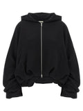 Dries Van Noten Black Cotton Hoodie