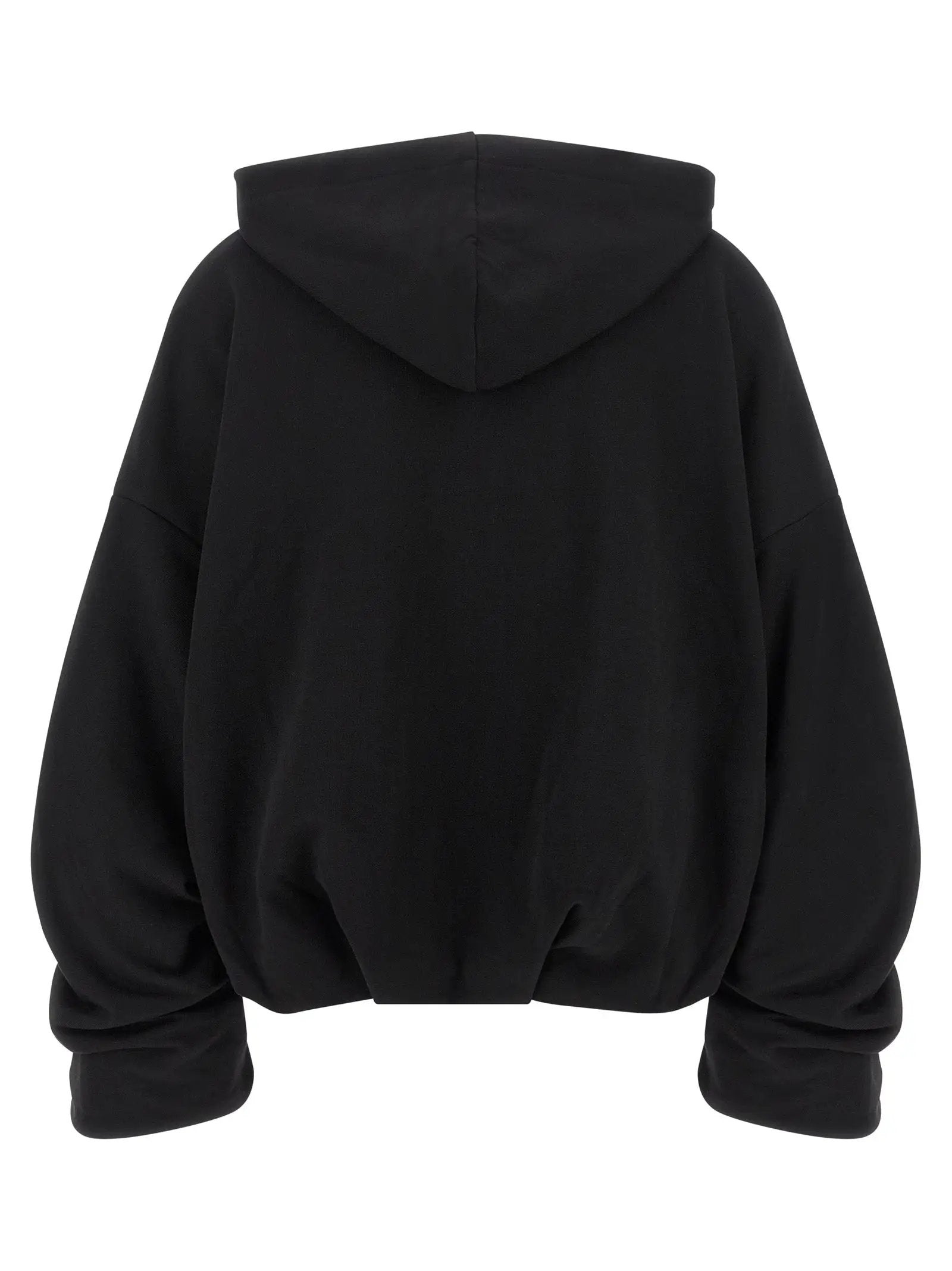 Dries Van Noten Black Cotton Hoodie