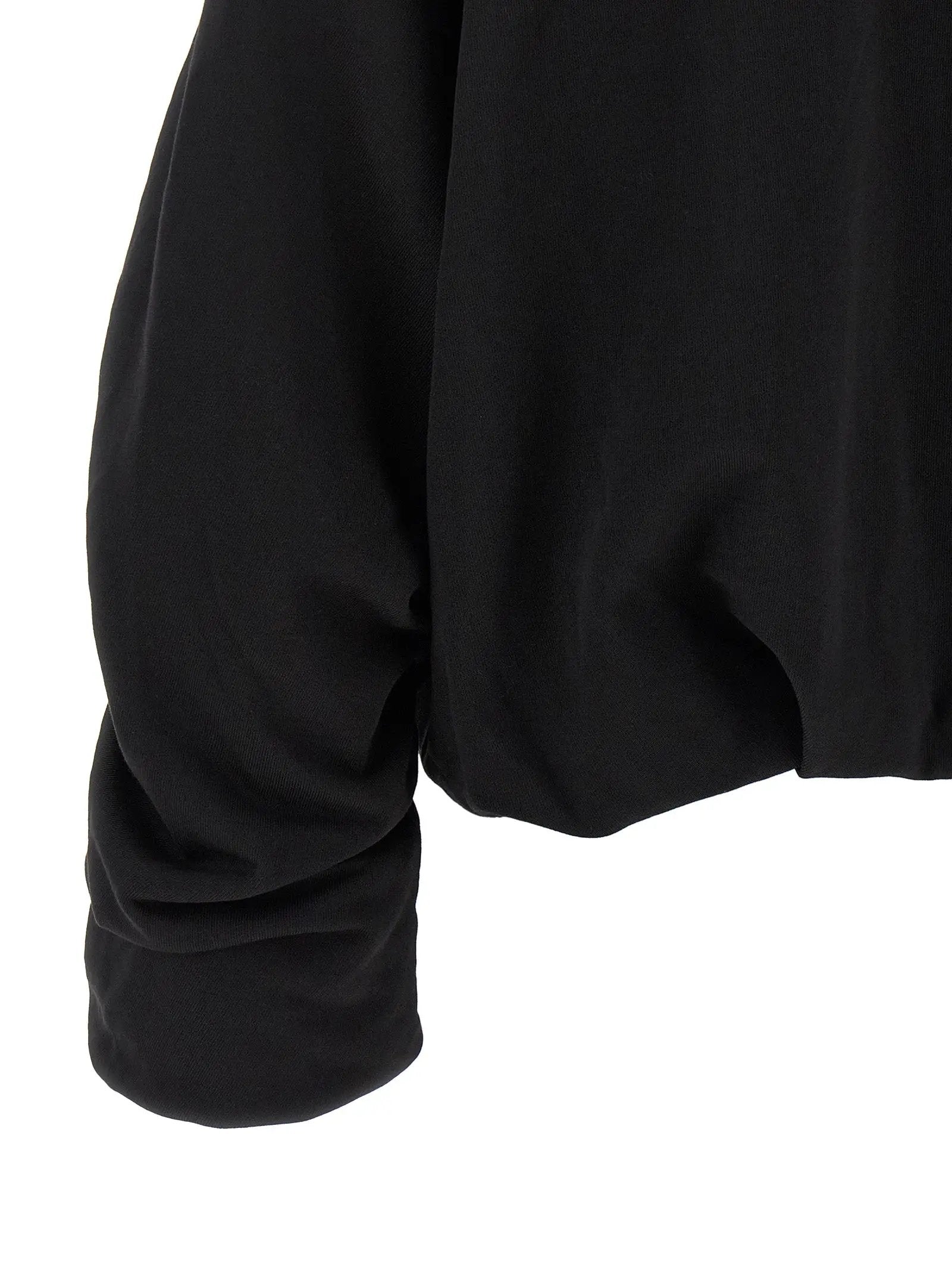 Dries Van Noten Black Cotton Hoodie