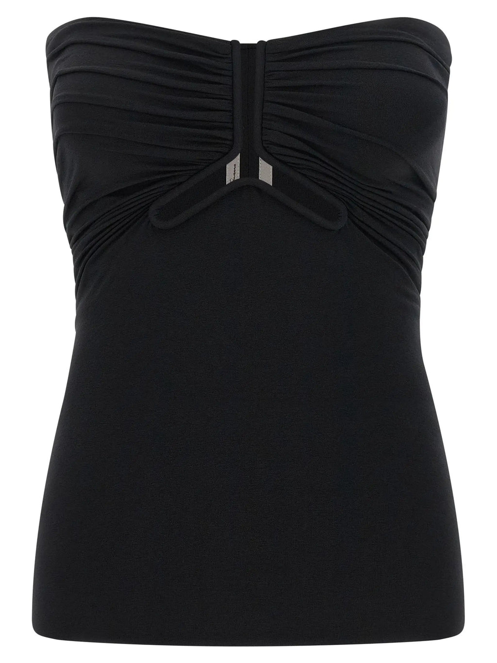 Rick Owens Black Nylon Tank Tops