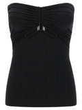 Rick Owens Black Nylon Tank Tops