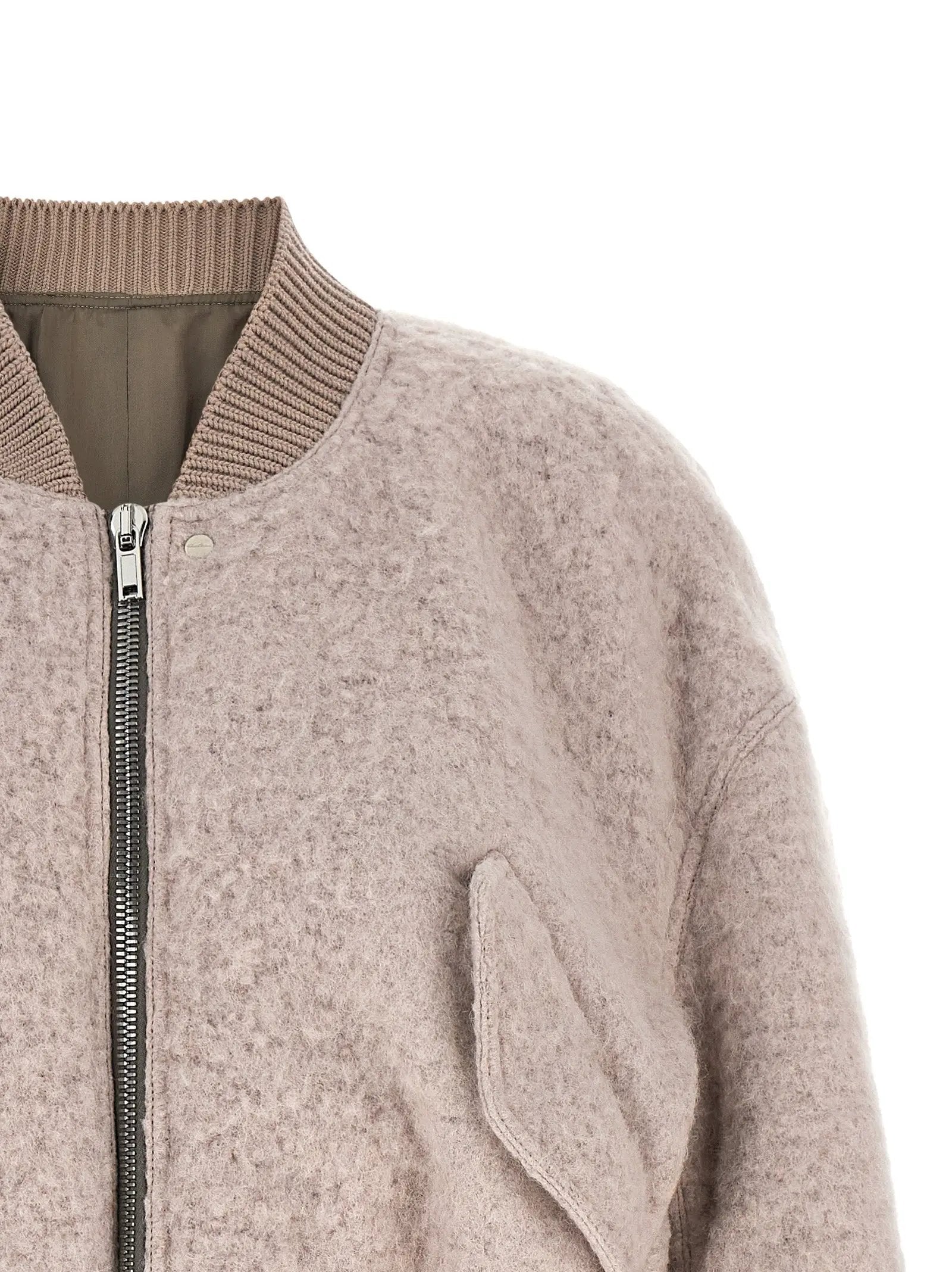 Rick Owens Multicolor Marabou Bomber