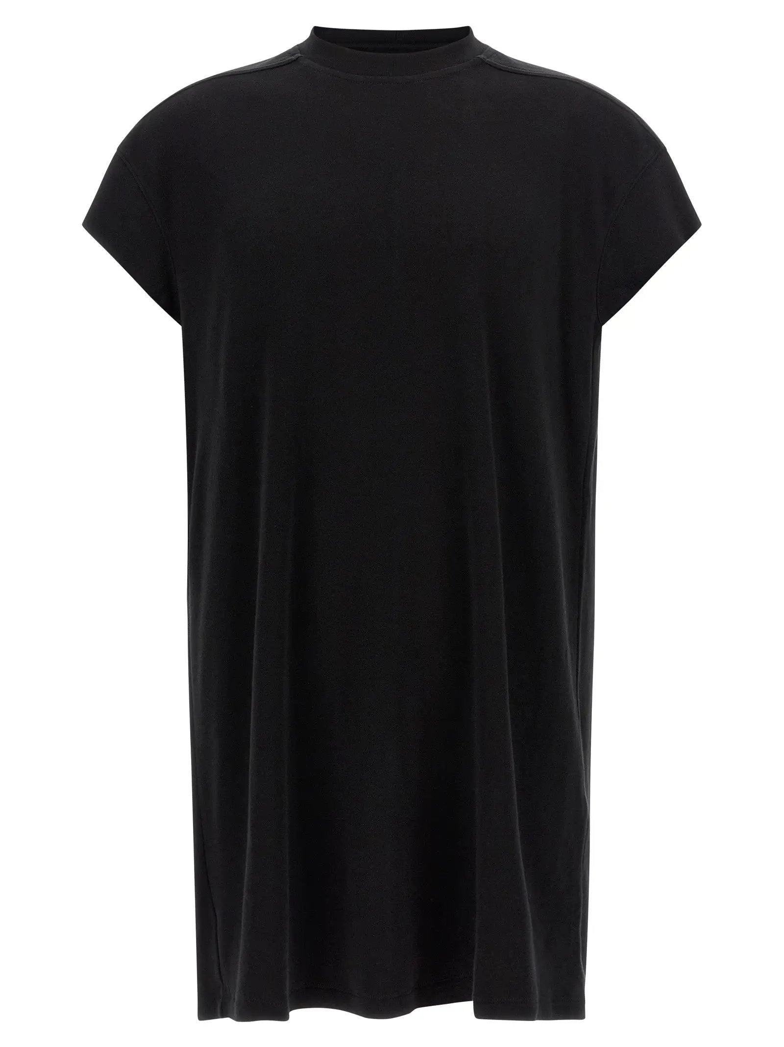 Rick Owens Black Cotton T-Shirt
