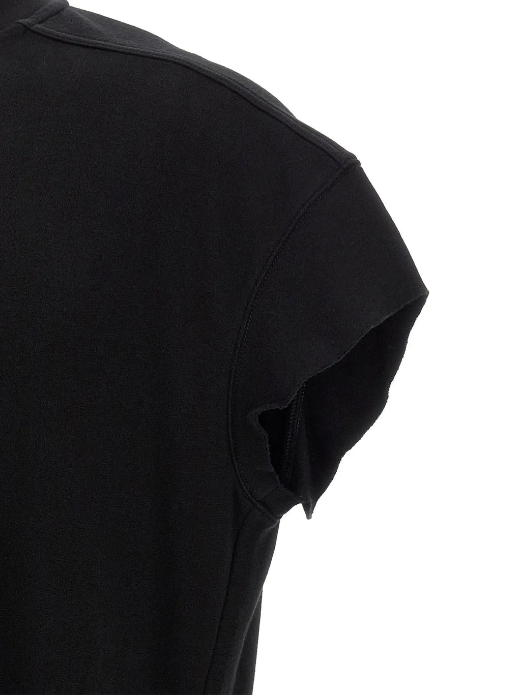 Rick Owens Black Cotton T-Shirt