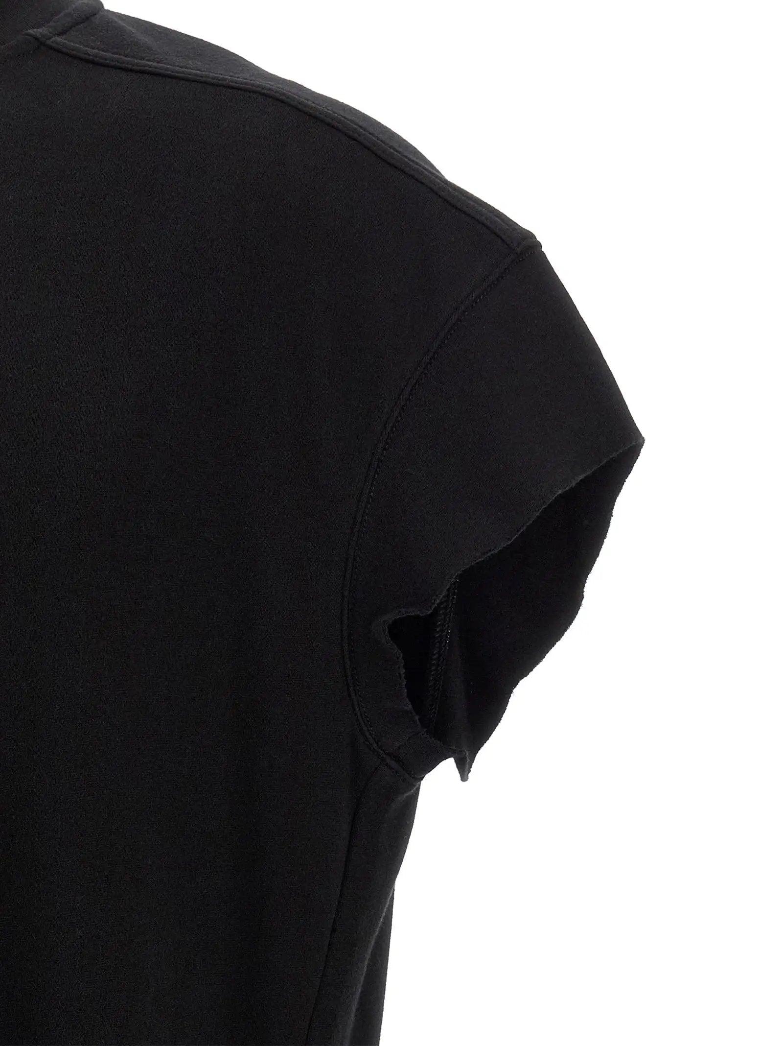 Rick Owens Black Cotton T-Shirt