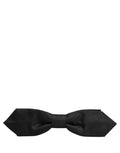 Nœud papillon papillon Dolce & Gabbana en polyester noir réglable pour homme