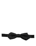 Nœud Papillon Réglable Dolce & Gabbana Homme Noir 100 % Soie