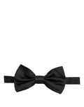 Nœud papillon Dolce & Gabbana pour homme, noir, 100 % soie, tour de cou ajustable