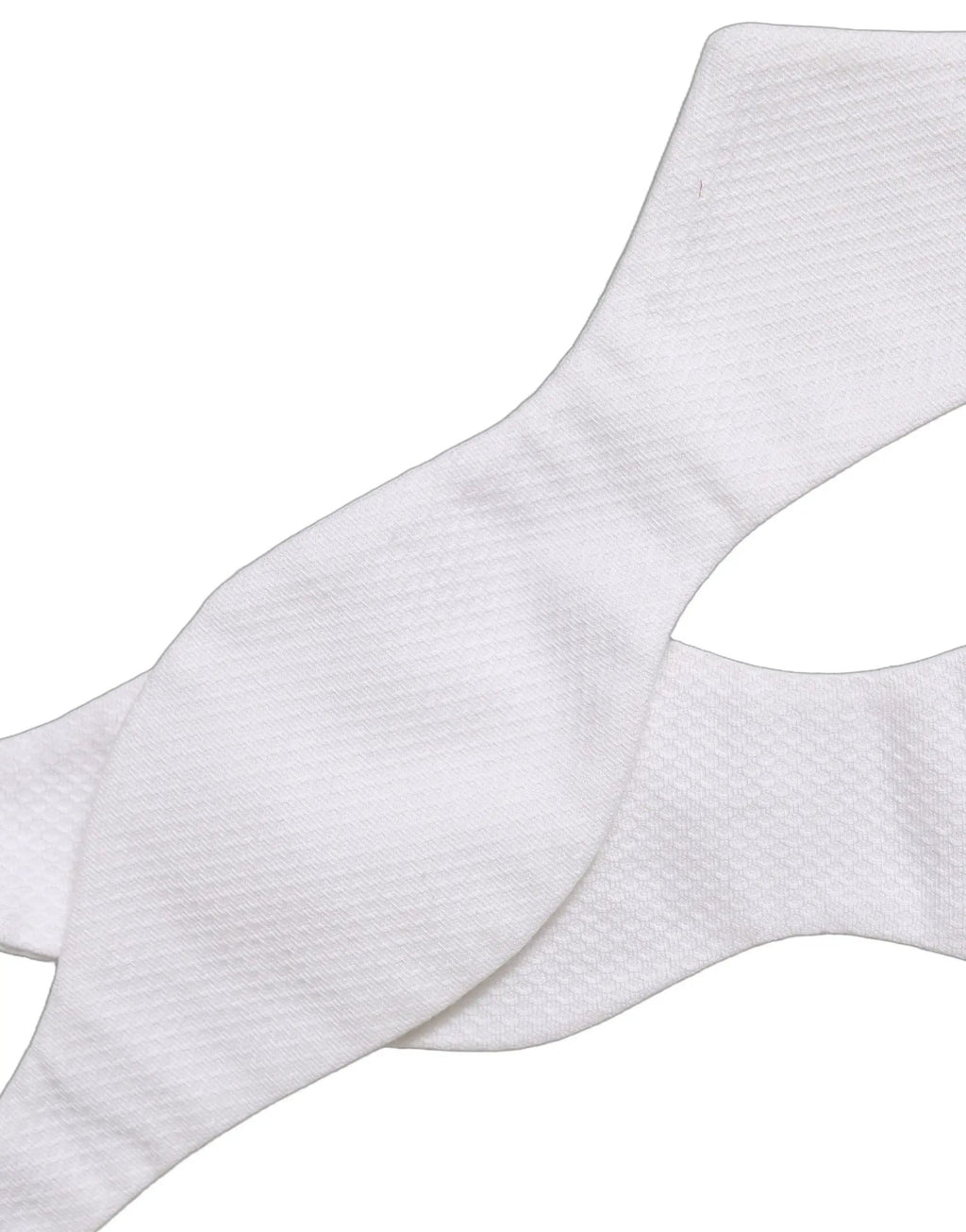 Dolce & Gabbana Men White 100% Silk Adjustable Neck Papillon Bow Tie