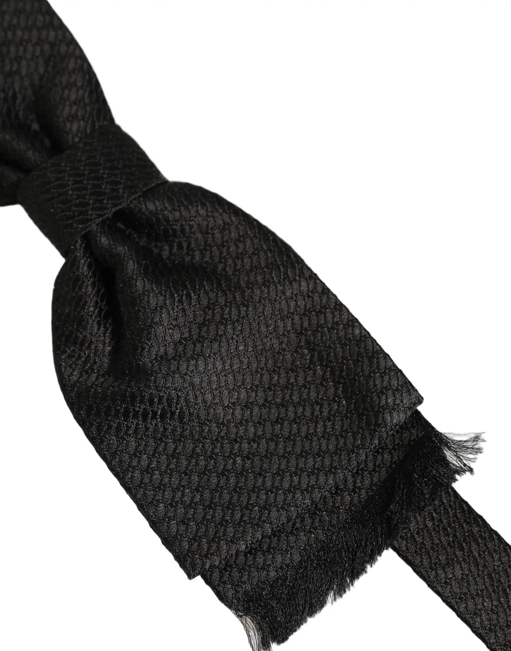 Dolce & Gabbana Homme Noir 100% Soie Nœud Papillon Réglable