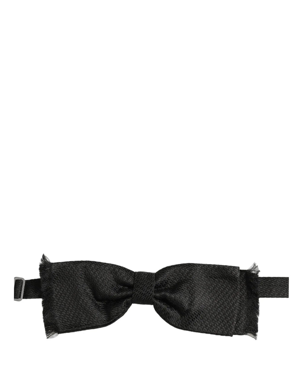 Dolce & Gabbana Homme Noir 100% Soie Nœud Papillon Réglable