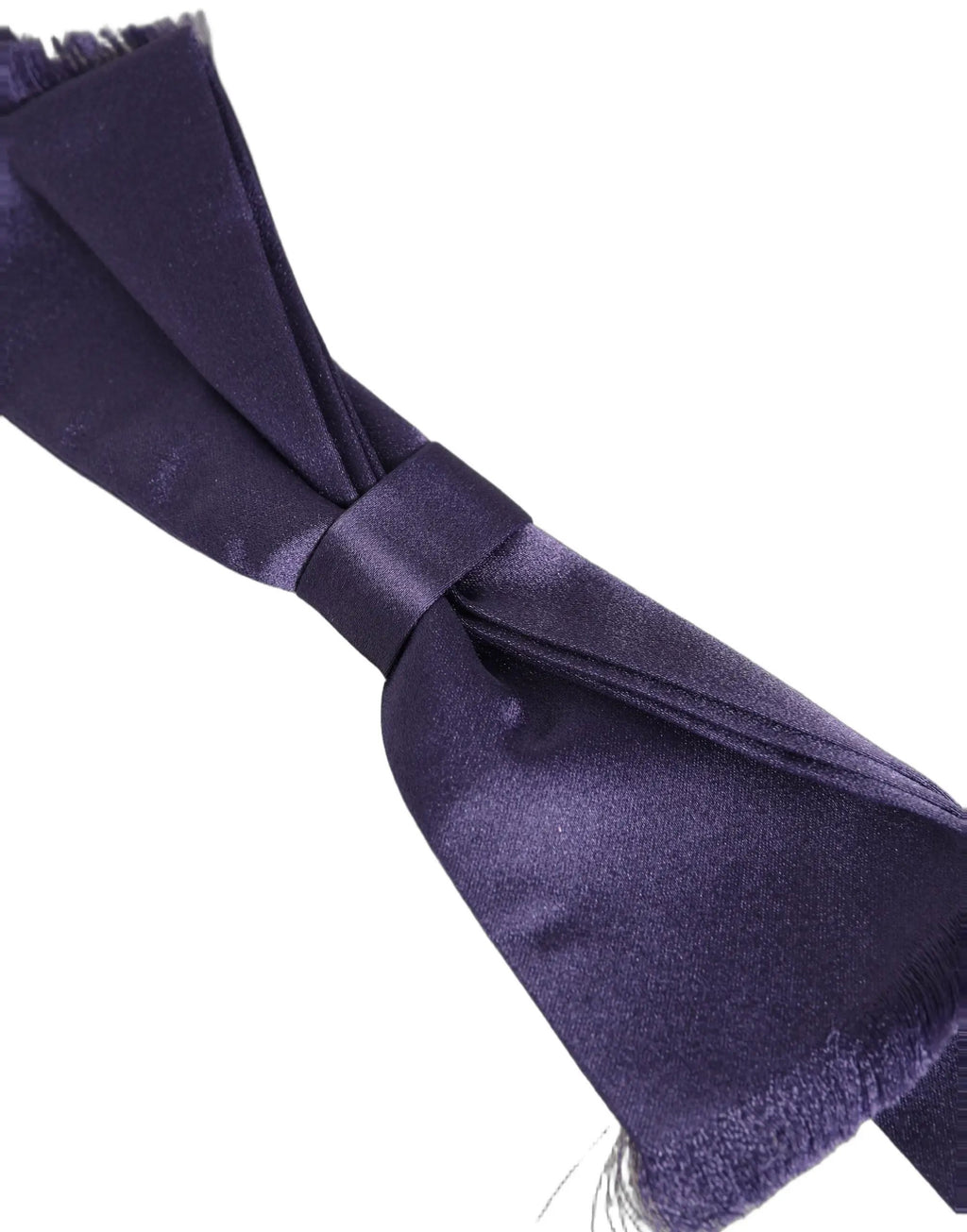 Dolce & Gabbana Men Purple 100% Silk Adjustable Neck Papillon Bow Tie