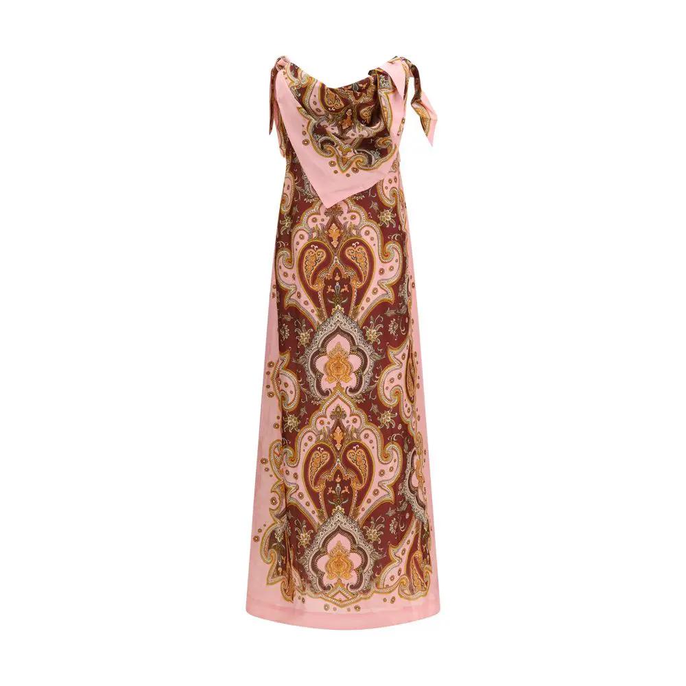 Alemais Multicolor Viscose Casual Dress
