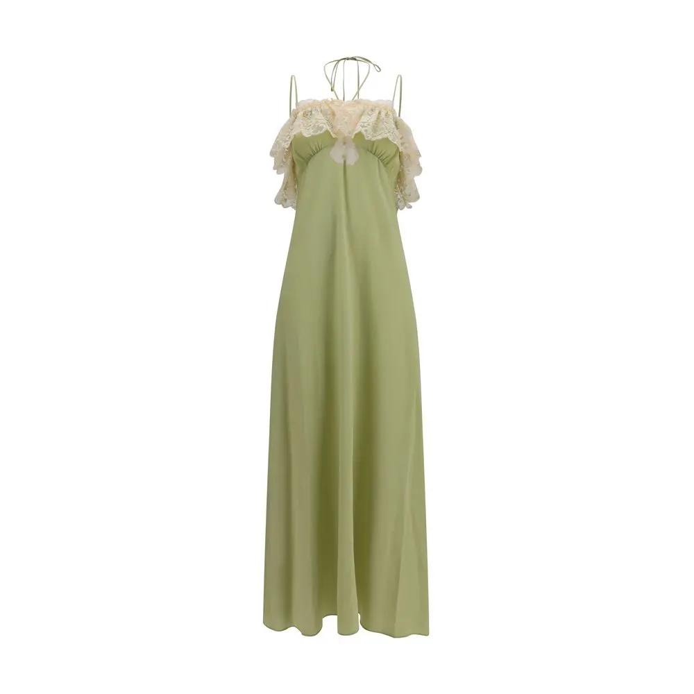 Chloé Bicolor Silk Casual Dress