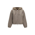 Moose Knuckles Brown Faux Fur Sweatshirt