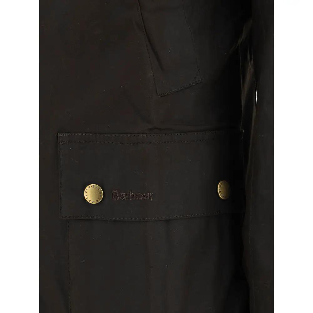 Barbour Bicolor Cotton Full-Length Jacket