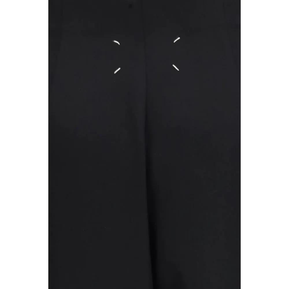 Maison Margiela Black Wool Oves Aries Long Skirt