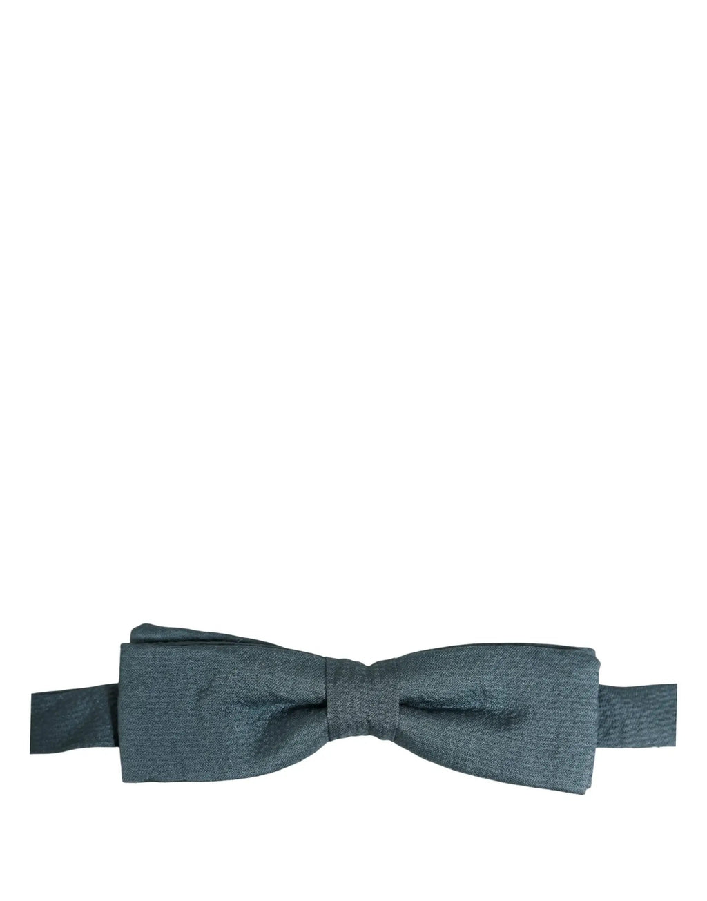 Nœud papillon réglable en soie 100 % bleu acier Dolce & Gabbana pour homme