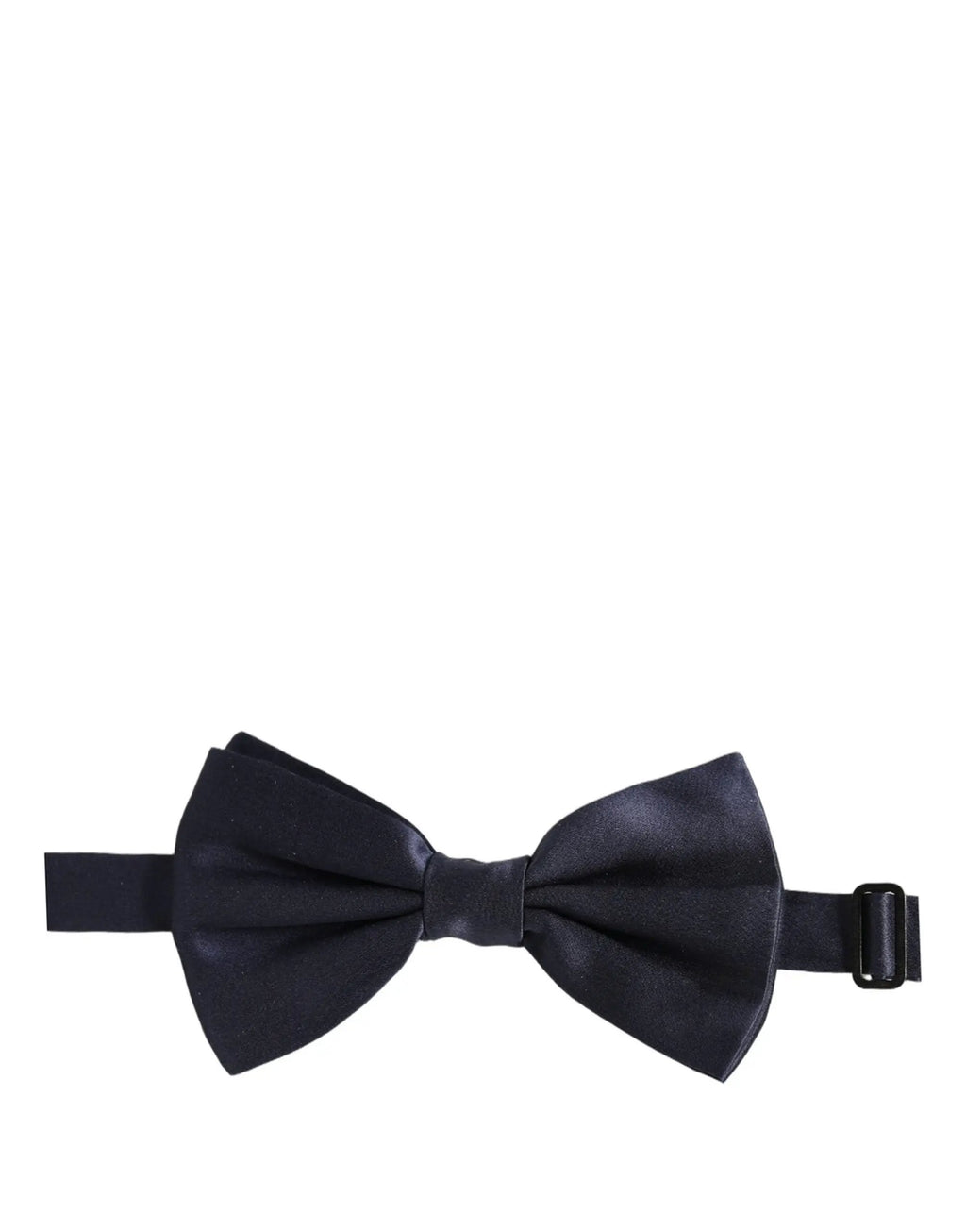 Dolce & Gabbana Dark Blue 100% Silk Adjustable Neck Papillon Bow Tie